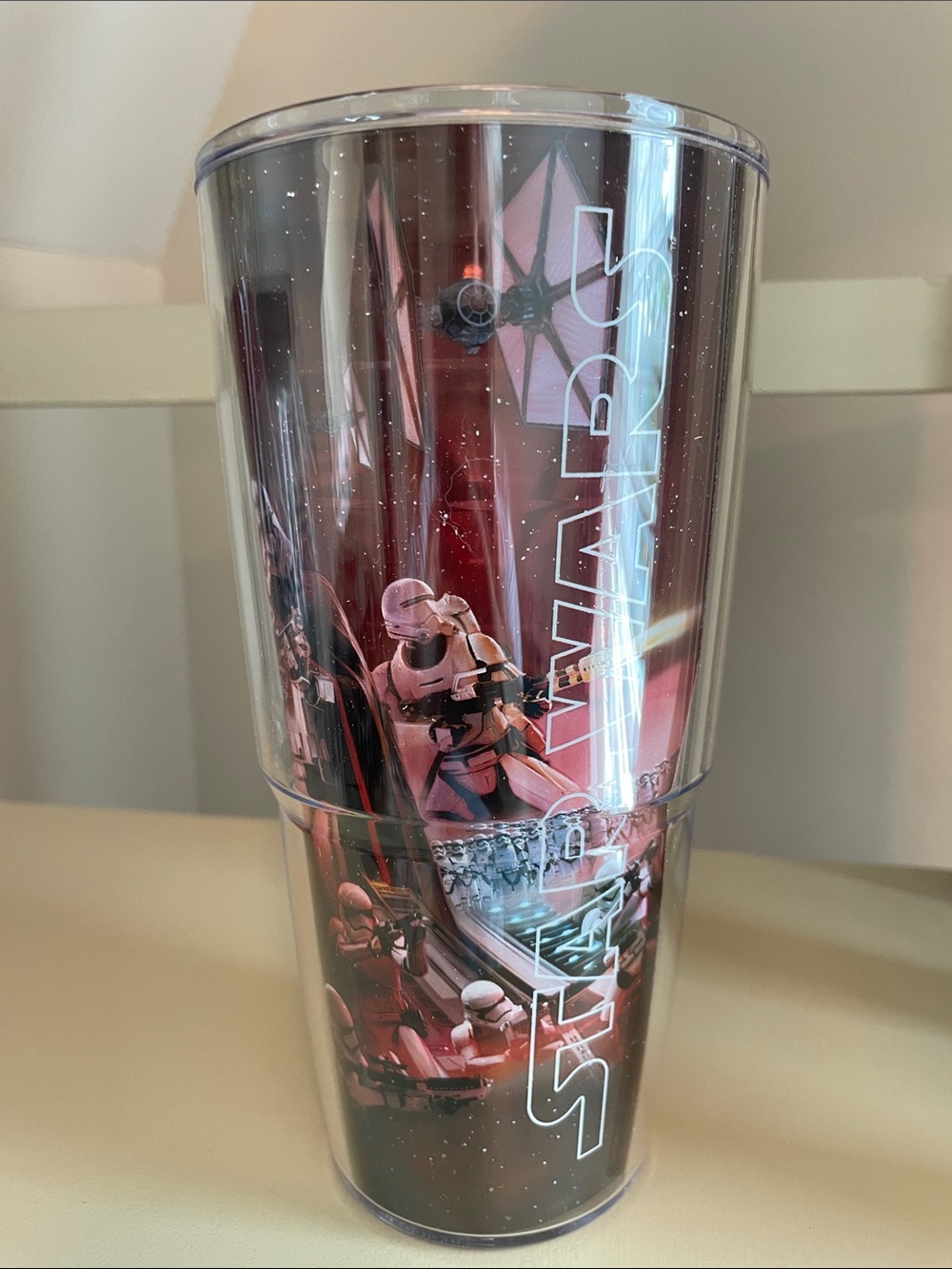 Tervis Tumbler Star Wars Stormtrooper Travel Tumbler - Pink/Red Design 24 oz NEW